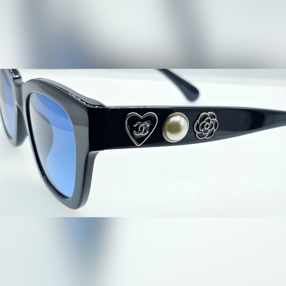 Chanel Square Sunglasses CH5478 1643/S2 featuring a Blue frame with Blue… - Picture 13 of 16